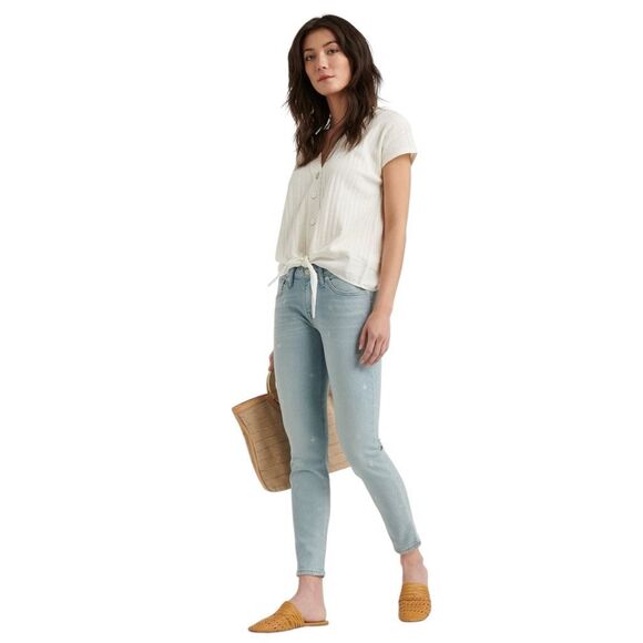 NWT Lucky Brand (12/31) Lolita Embroidered Skinny Jean - Picture 14 of 14